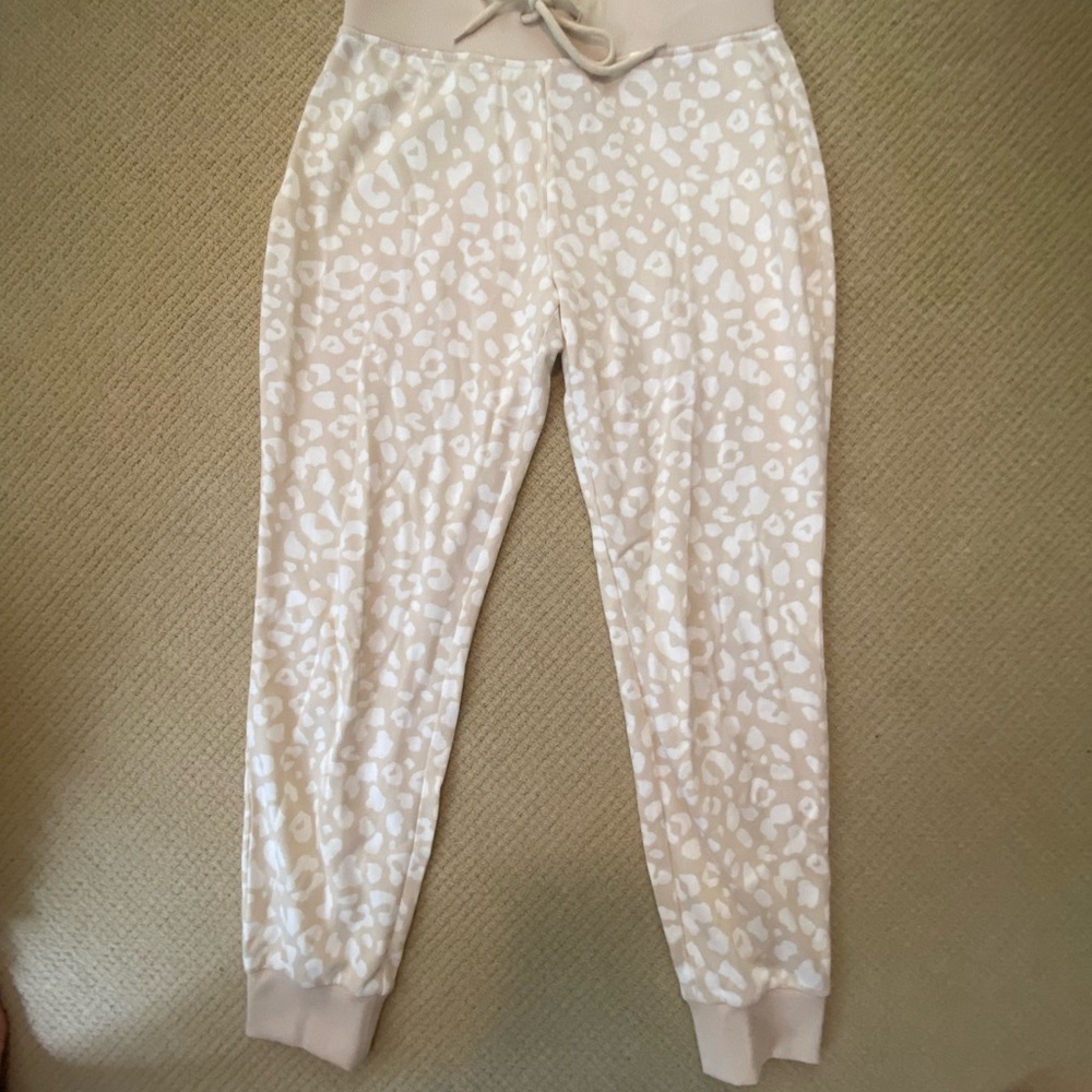 Cheetah print joggers